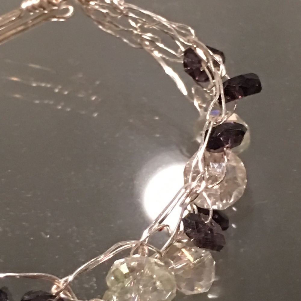 Handmade wire stone bracelet - Picture 2 of 3